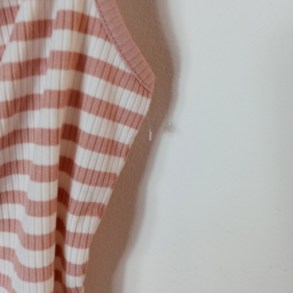 Topshop Ribbed Button Tank Top - Picture 6 of 7